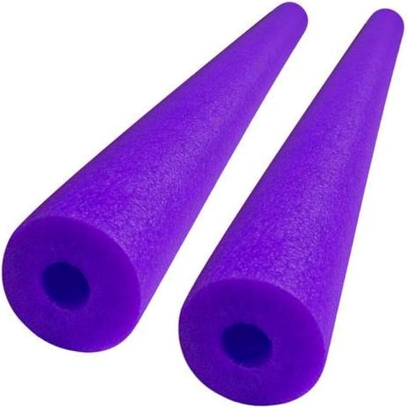 2 Pack Pool Noodles Foam Bulk, Lightweight Hollow Floating Foam Tube, Neon Water Enhancements Multi Color, Heavy Duty Dense Foam for Swimming Pool