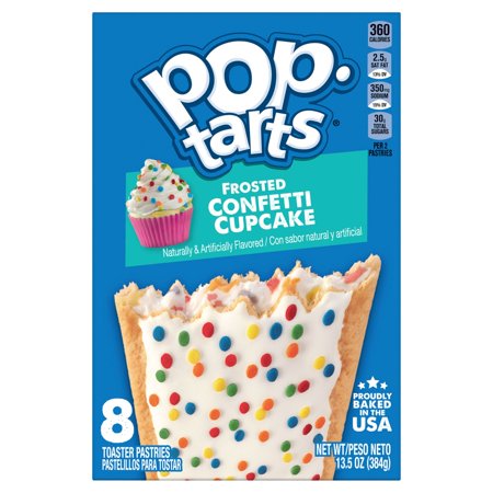 2 Pack - Pop Tarts Frosted Confetti Cupcake 13 oz Package May Vary