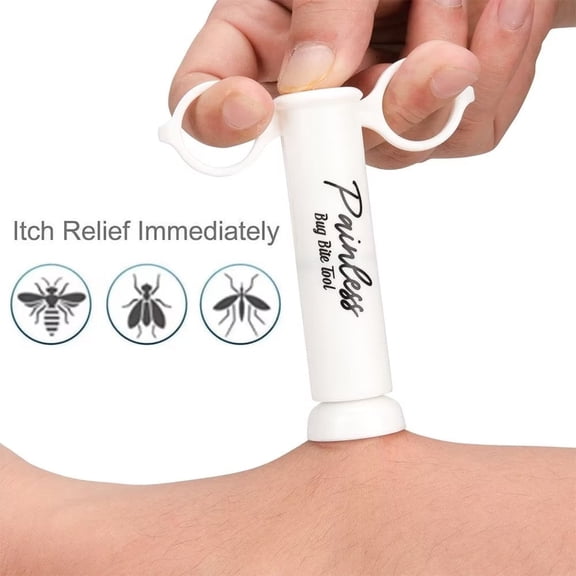 [2-Pack] Portable Bug Bite Itch Relief Suction Tool, Small Size Poison Remover for Insect Bite