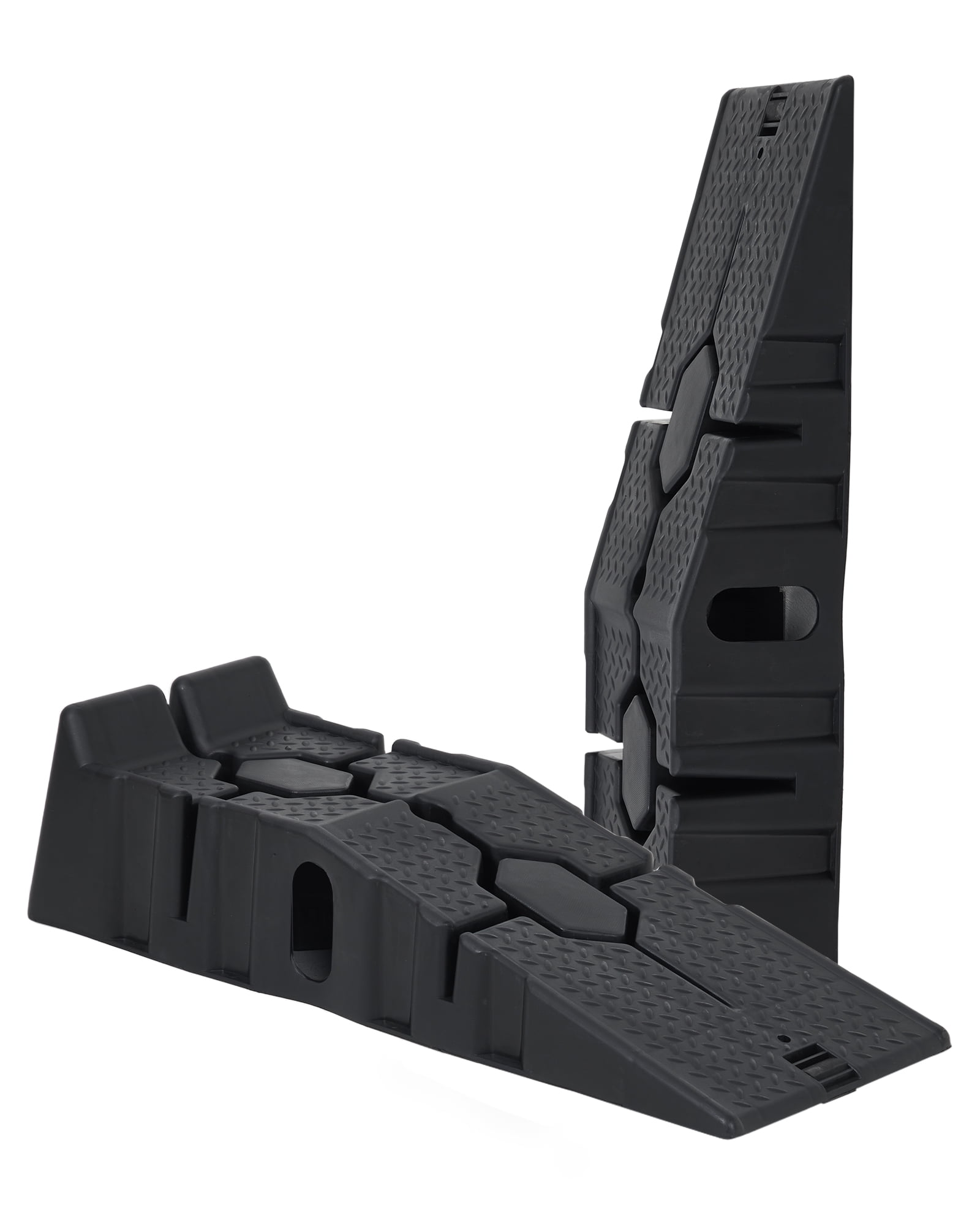 2 Pack Portable Car Ramps for Oil Changes,Heavy Duty Plastic Low ...