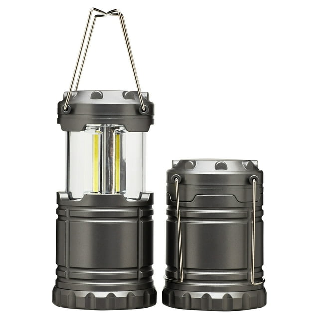2 Pack Portable Outdoor LED Lantern Camping Lanterns, Water Resistant