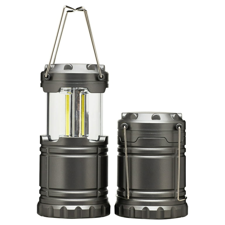 2 Pack Portable Outdoor LED Lantern Camping Lanterns, Water Resistant  Emergency Tent Light for Backpacking, Hiking, Fishing 