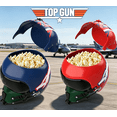 thumbnail image 1 of 2-Pack Pot Maverick Helmet Popcorn Bucket, Reusable Plastic Popcorn Bowl, Forty Year Milestone Sculpted Snack Tin, Retro Pilot Helmet Style for Home Film Nights and Holiday Parties, 1 of 9