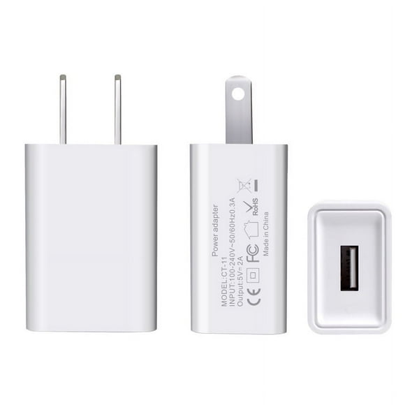 2-Pack Power Adapter for Outdoor Wyze Cam Pan V3 / Cam OG/Cam OG Telephoto/Cam v3 Pro 2K USB Camera Charger Replacement 5V 2A Plug