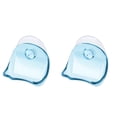 thumbnail image 1 of 2 Pack Powerful Vacuum Suction Cup Hooks Adhesive Shaver Holder for Bathroom Kitchen, Plastic, 1 of 5