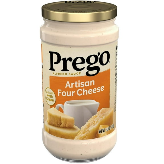 2 Pack Prego Artisan Four Cheese Alfredo Pasta Sauce