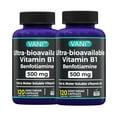 （2 Pack）Premium Benfotiamine 500mg, 120 Veg Capsules Enhanced Vitamin