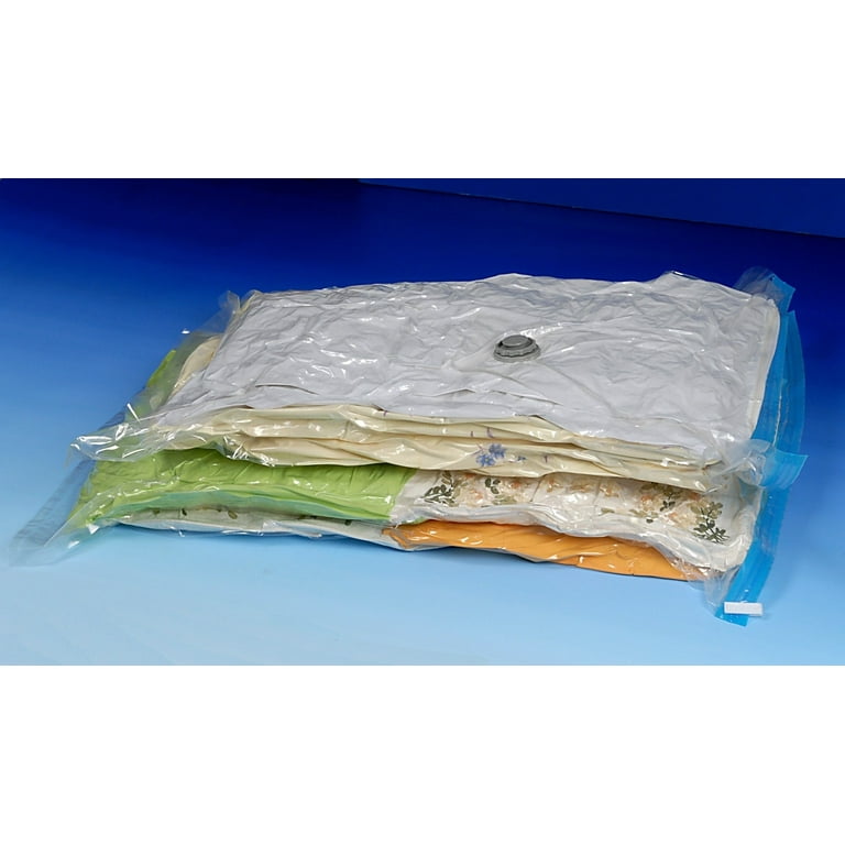 homeservices-grocery 2 Pack Premium Jumbo Vacuum Seal Bags Space Saver Storage 53 inchx40 inch Plastic 3 Mils, Men's