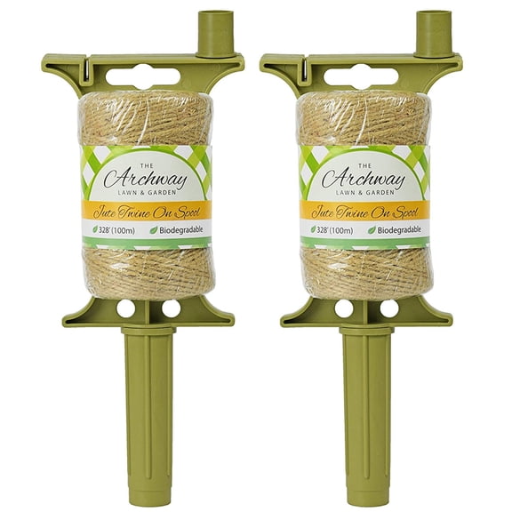 2 Pack Premium Jute Twine String 328' All Natural Cord Rope Craft Decor Gift DIY