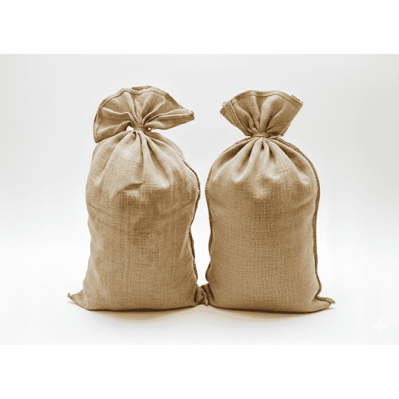 2 Pack Premium Large Burlap sack Bags | 2 Piece Set | 24 x 40 inch | New Coffee Bag | Potato Bag sacos | Seed Preserve Sack | Eco-friendly, Natural Jute Product | 10 Ounce Burlap Fabric (2)
