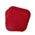 thumbnail image 1 of 2 Pack Premium Memory Foam Non-Slip Ultra Soft Chenille Surface Chair Pad Cushions - Red, 1 of 5