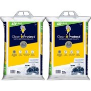 2 Pack Premium Water Softener Salt Pellets, 40 lb Bags (80 lbs Total) – Salt Pellets for Water Softener System, Clean & Protect Formula, Reduces Scale, Improves Appliance Life