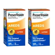2 Pack - PreserVision Areds Vitamin/Mineral/Lutein Softgels, 120ct Each