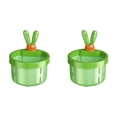 2 Pack Press-to-Dump Kitchen Sink Drain Strainer, Rabbit Shape Easy ...