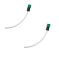 thumbnail image 1 of 2 Pack Pressure Washer Hose, 15in Long Extension Tube, Car Washing Adapter Pipe for Water Spraying, Fits Battery Powered Garden Washers for Outdoor Vehicle Patio Surface Cleaning, 1 of 8