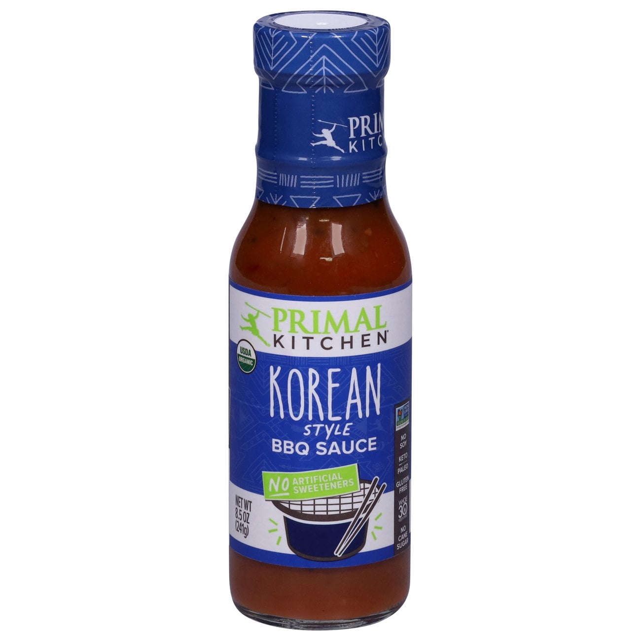 Pack Of 2 Primal Kitchen Organic Korean Style BBQ Sauce - 8.5 oz (Packaging May Vary)