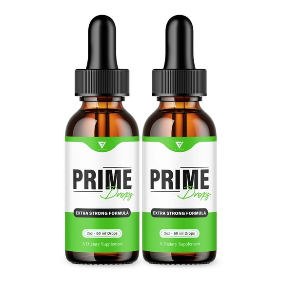 (2 Pack) Prime Drops Performance Support, Prime Advanced Daily Formula (2oz)