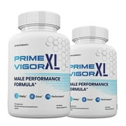 Pack of 2 Prime Vigor XL for Men Advanced Formula, Prime Vigor XL Pills, 120 Count