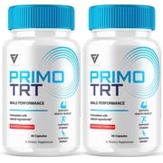 2 Pack Primo TRT Supplement PrimoTRT Premium Support Pills, Primo TRT Maximum Strength Advanced Support 120 Capsules