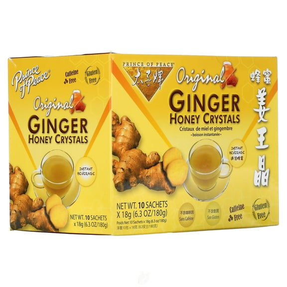 (2 Pack) Prince of Peace Ginger Honey Crystals 10Bag
