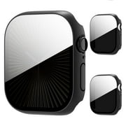 2 Pack Privacy Apple Watch Case, [26 Degree Anti Spy] [Touch Sensitive]Ultra-Thin Glass Lightweight Cover Bumper for Apple Watch Series 10 42mm, Anti-peep Scree