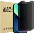 thumbnail image 1 of (2 Pack)Privacy Screen Protector Compatible with iPhone 13 / iPhone 13 Pro, 9H Tempered Glass Screen Film Guard for iPhone 13/13 Pro 6.1 Inch 2021, Case Friendly, Bubble-Free, 1 of 6