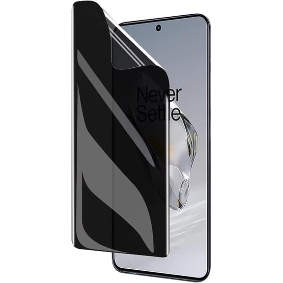 2 Pack Privacy Screen Protector For OnePlus 12 5G, Ultra-Thin Anti-Spy Soft TPU Hydrogel Film