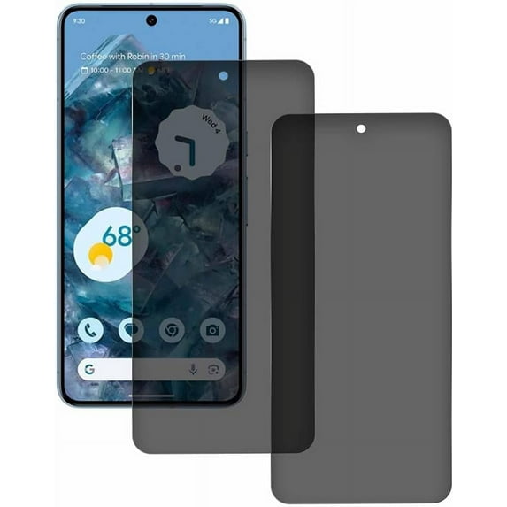 2 Pack Privacy Screen Protector for Google Pixel 8 Pro, 9H Hardness Anti Spy Tempered Glass Screen Protector, Precise Cutout, Bubble Free, Easy installation, Anti-Scratch, Case Friendly