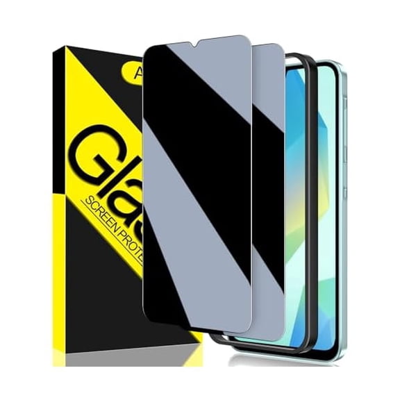 [2 Pack] Privacy Screen Protector for Samsung Galaxy A16 5G,9H Tempered Glass Privacy Samsung Galaxy A16 6.7" Privacy Screen Protector,Anti-Scratch Case Friendly Easy Install Accessories