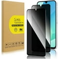 thumbnail image 1 of 2 Pack Privacy Screen Protector for Samsung Galaxy A16 5G [Anti-Spy Tempered Glass], Ultra HD, Anti-Scratch, Bubble-Free, Easy Install 9H Protective Glass for Galaxy A16 5G, 1 of 6