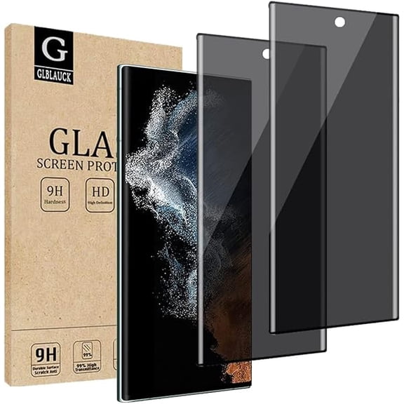 [2-Pack Privacy Screen Protector for Samsung Galaxy Note 10 Plus, 9H Hardness Anti-Spy 3D Curve Edge Tempered Glass Screen Protectors for Samsung Galaxy Note 10 Plus