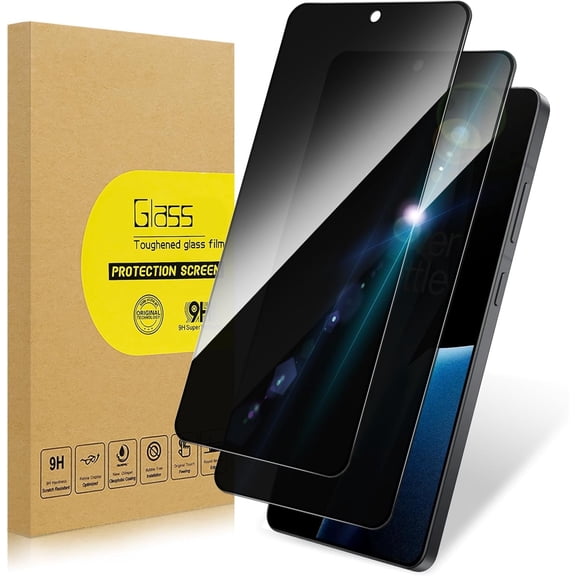 2 Pack Privacy Screen Protector for Oneplus 13R|Anti-Spy Tempered Glass Anti-Scratch, 9H Hardness & Easy Installation
