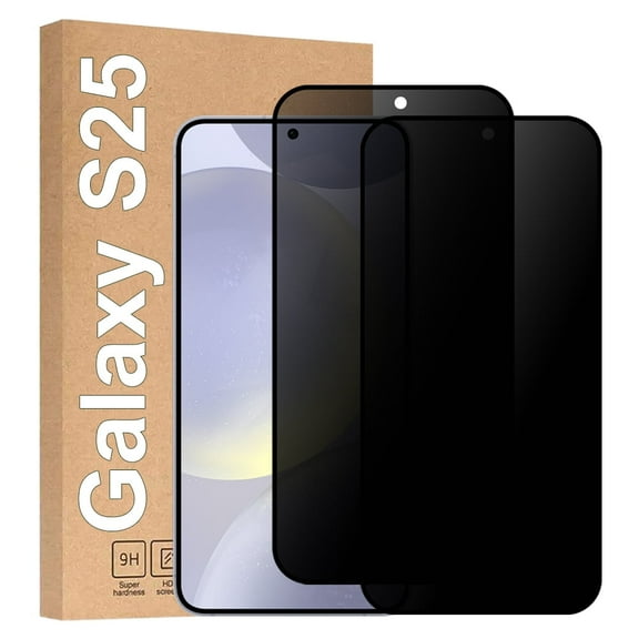 2 Pack Privacy Screen Protector for Samsung Galaxy S25 Plus Screen Protector,