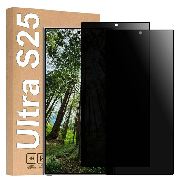 2 Pack Privacy Screen Protector for Samsung Galaxy S25 Plus Screen Protector,