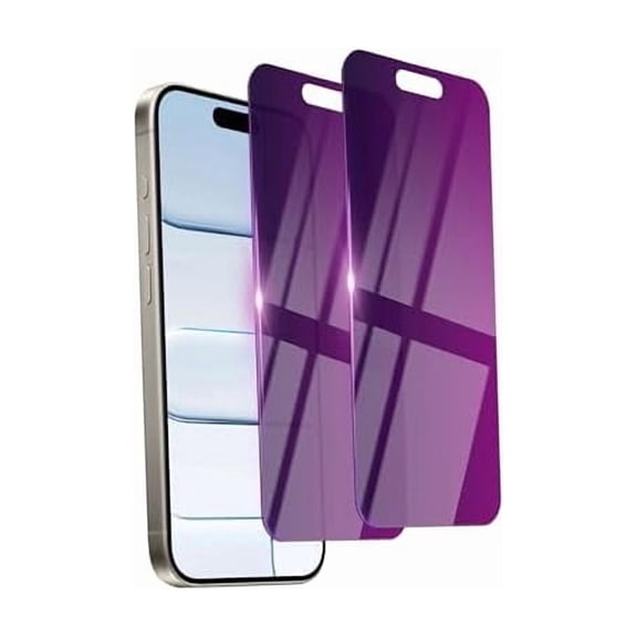 2 Pack Privacy Screen Protector for iPhone Air Tempered Glass 6.5'' Private Saver Anti-Spy Eye Protection Anti-Scratch Full Coverage No Bubble