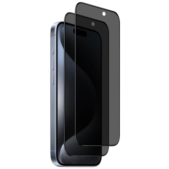 2-Pack Privacy Tempered Glass Screen Protector for iPhone 17 Pro