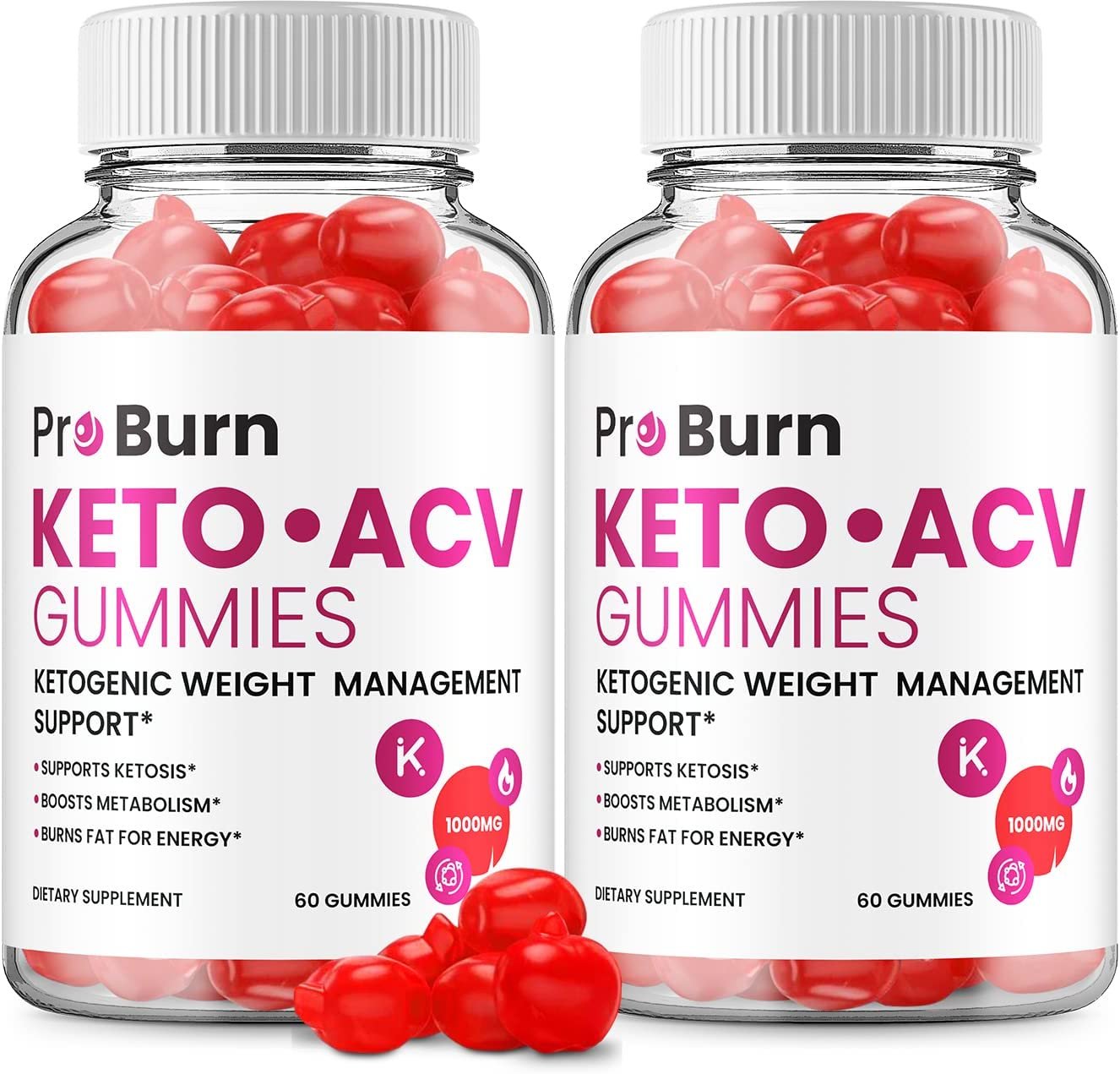 5 Pack Pro Burn Keto Plus ACV Gummies Pro Burn ACV Advanced Keto