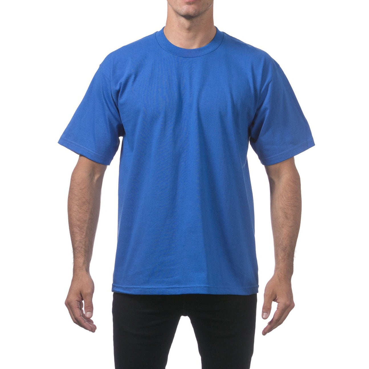 Wholesale Boy's Crew Neck T-Shirt in Royal Blue main image 0