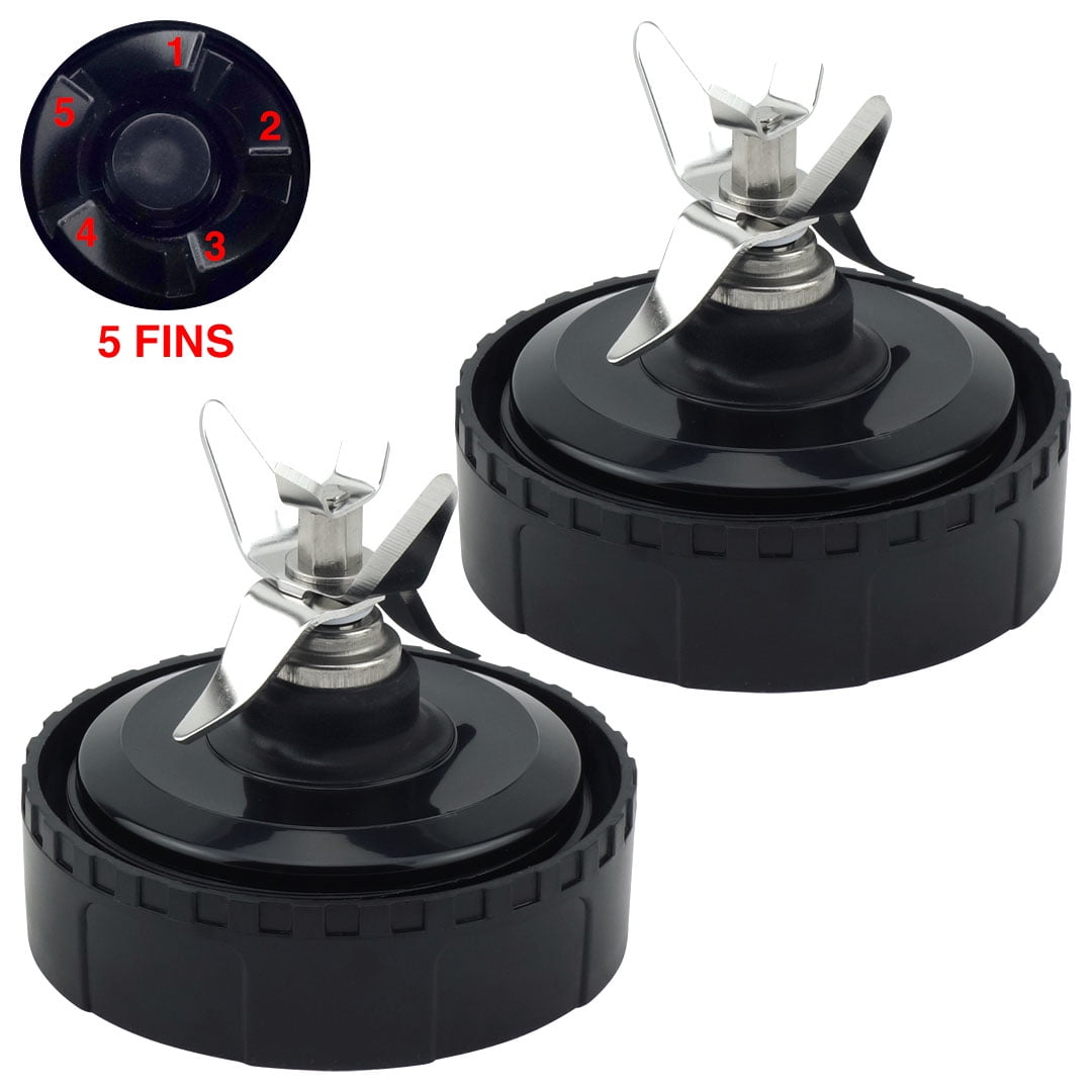 for Ninja Blender Replacement Parts Assembly 6 Fins, Extractor Blade Blender Cup Parts for Bl45070 Bl45170 Bl45470, Silver
