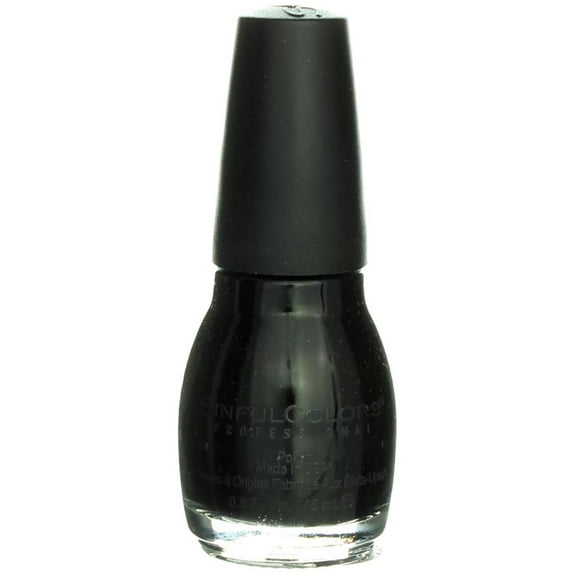 2 Pack - Professional Nail Enamel, Black On Black 0.50 oz