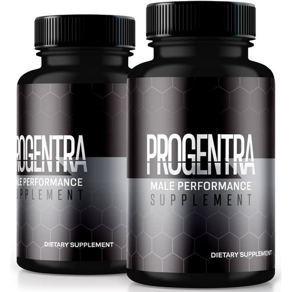 (2 Pack) Progentra Pills, Comprehensive Formula For A Holistic Approach, All Natural Supplement to Support Muscle Mass, Endurance and Overall Health, Official Capsulas Reviews (120 Capsules)