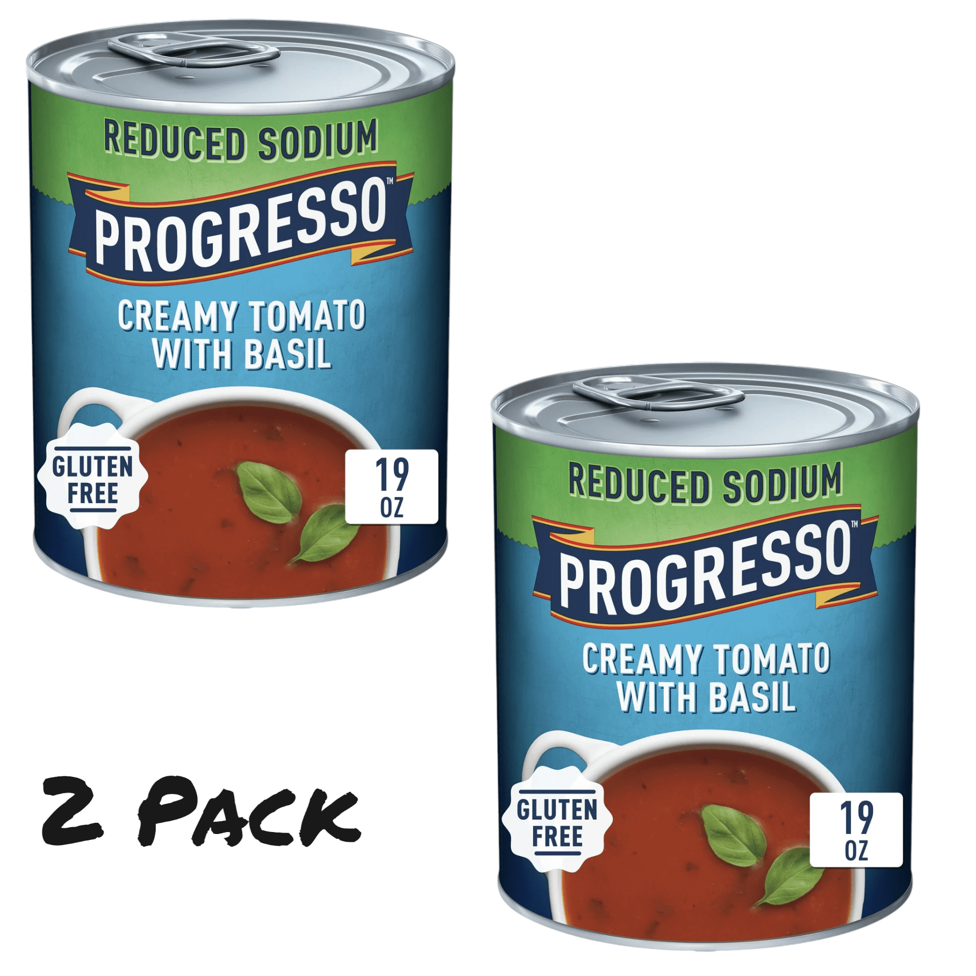 ( 2 Pack ) Progresso Creamy Tomato With Basil Soup, Reduced Sodium