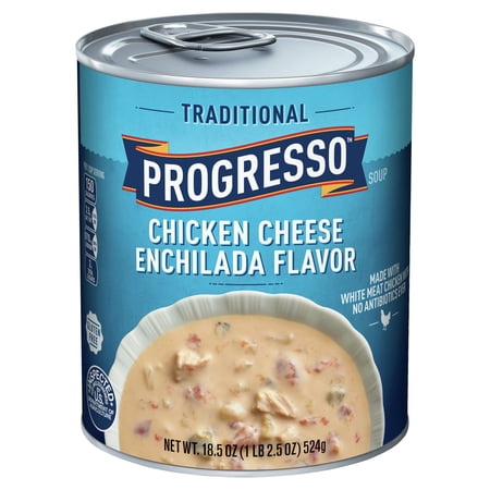 2 Pack - Progresso Traditional Soup Chicken Cheese Enchilada Flavor 18.5 oz Package May Vary
