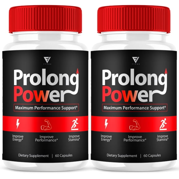 (2 Pack) Prolong Power Supplement, Prolong Power Capsules for Daily High Drive, Prolong Power Review (120 Capsules)