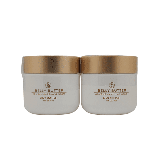 2 Pack, Promise Belly Butter All Natural Stretch Mark Cream 4 oz