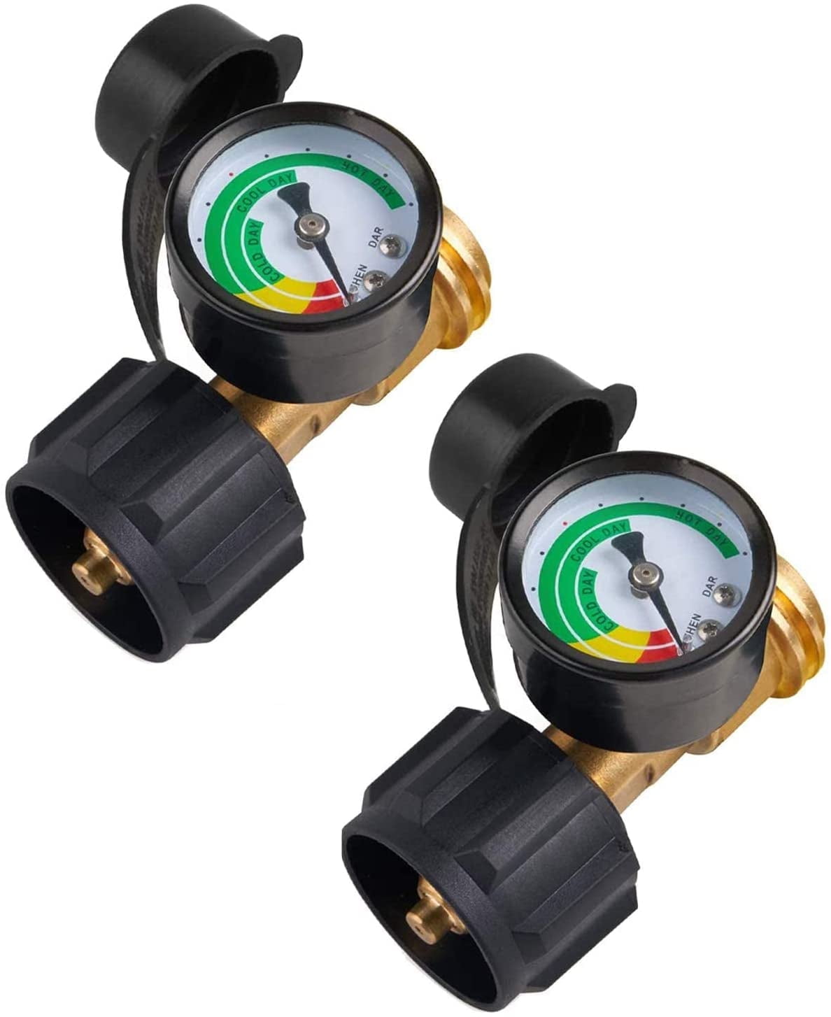 Gaspro 2 Pack Propane Tank Gauge, Level Indicator and Leak