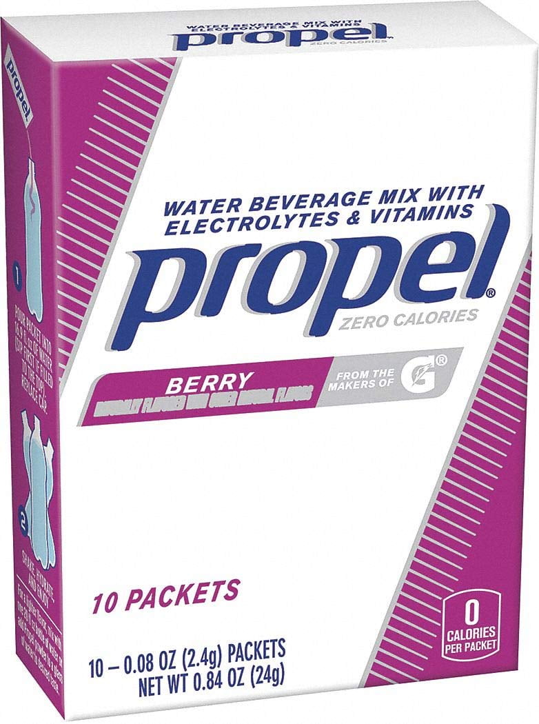 2 Pack-Propel Quaker Foods Berry Beverage Mix Packets Packaing may&nbsp;vary