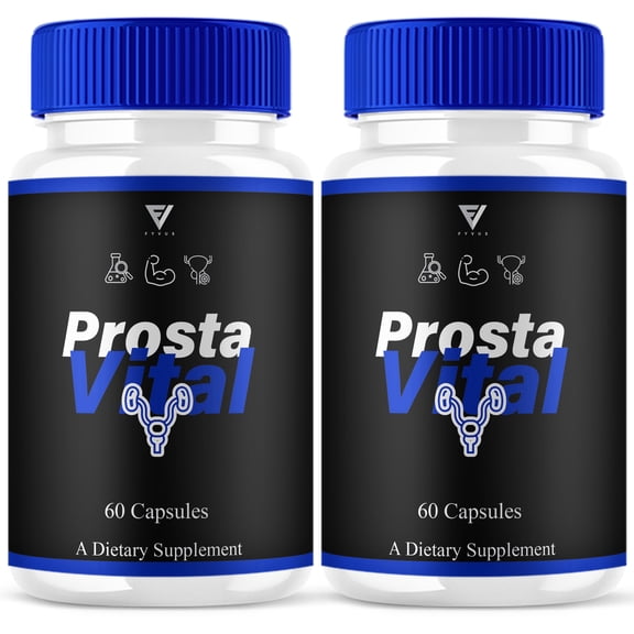 (2 Pack) Prosta Vital Premium Wellness Support Pills, ProstaVital (120 Capsules)