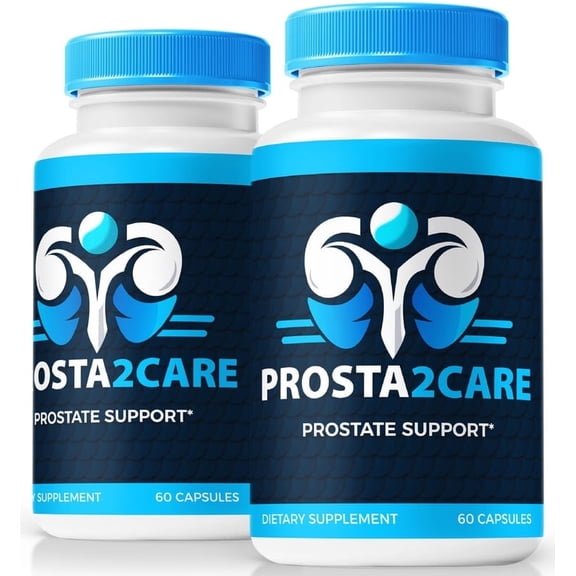 (2 Pack) Prosta2Care Pills, Official Formula For Prostate Health, Prosta 2Care Capsules, All Natural Support For Energy, Control and Overall Wellness, Prosta 2 Care Premium Vitamins (120 Capsules)
