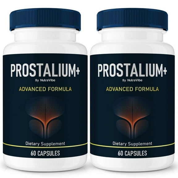 (2 Pack) Prostalium+ Capsules - Official Prostalium + Pills For Prostate Heath, All Natural Formula To Support Control, Energy & Overall Well-Being, Review (120 Capsules)